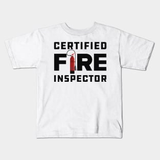 Certified Fire Inspector Kids T-Shirt